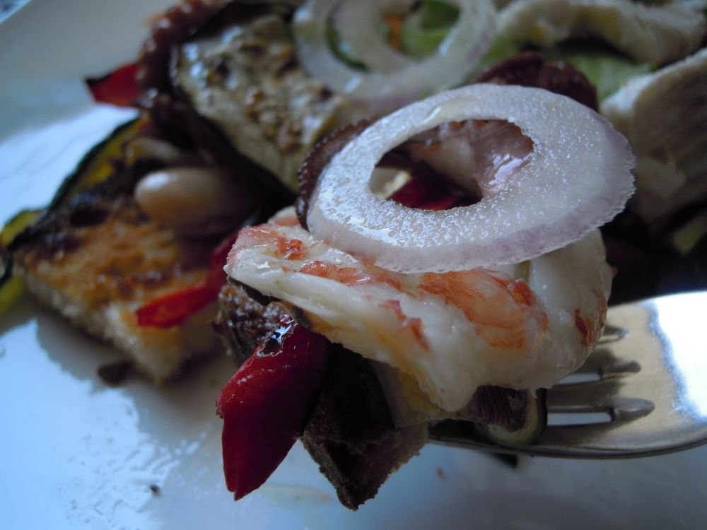 Insalata tiepida di pesce e verdure, ovvero una versione di "Cappon magro" lucana - passo 16
