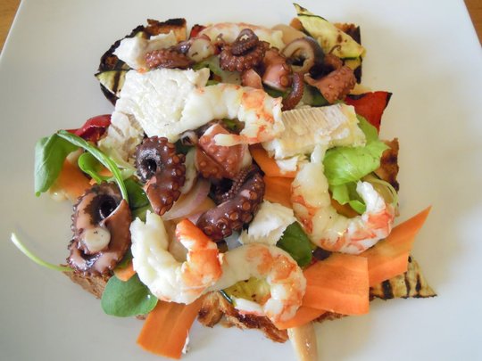 Cappon magro lucano, piatto finito 2