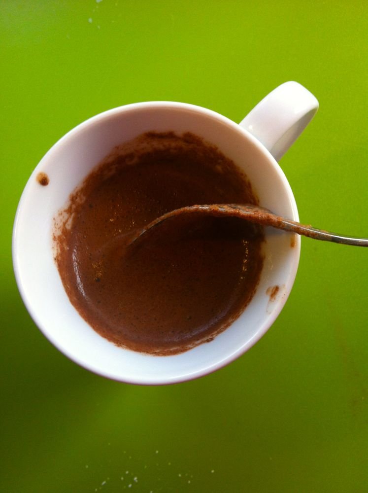 Preparato per cioccolata calda in tazza veloce con doping - passo 4