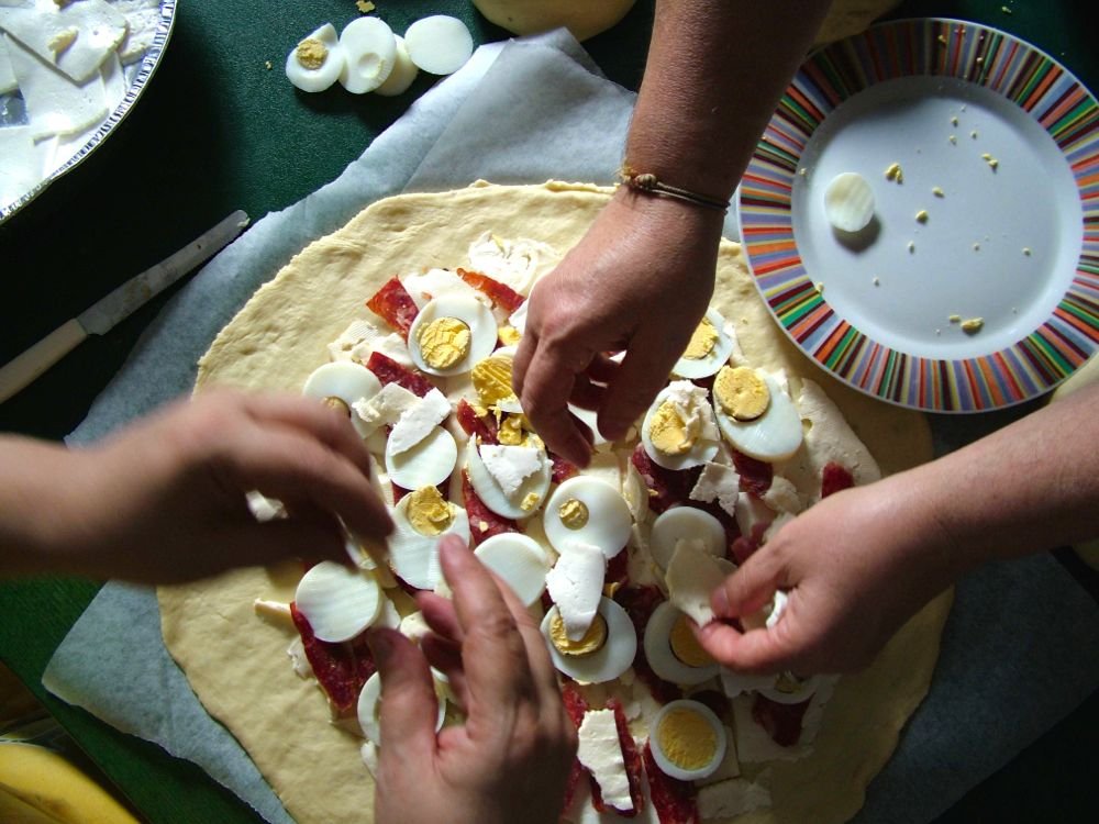 Colomba pomaricana, o scarcella di Pasqua - passo 7