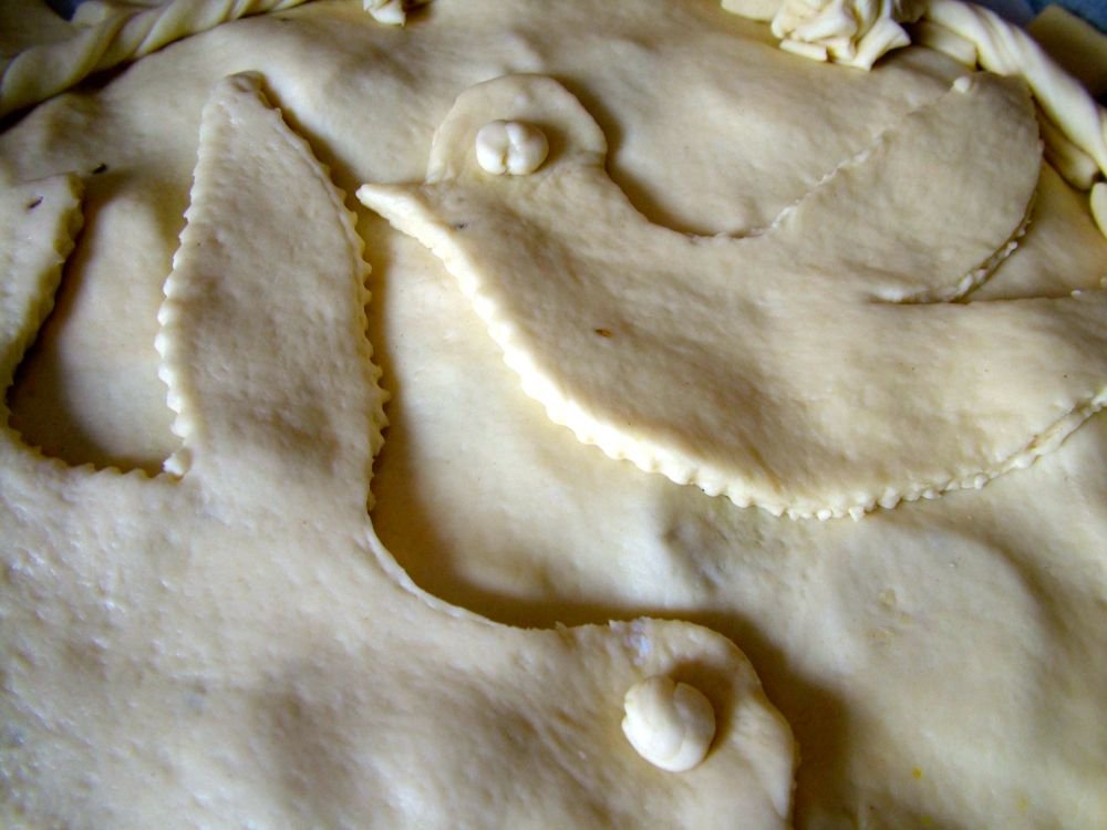 Colomba pomaricana, o scarcella di Pasqua - passo 9