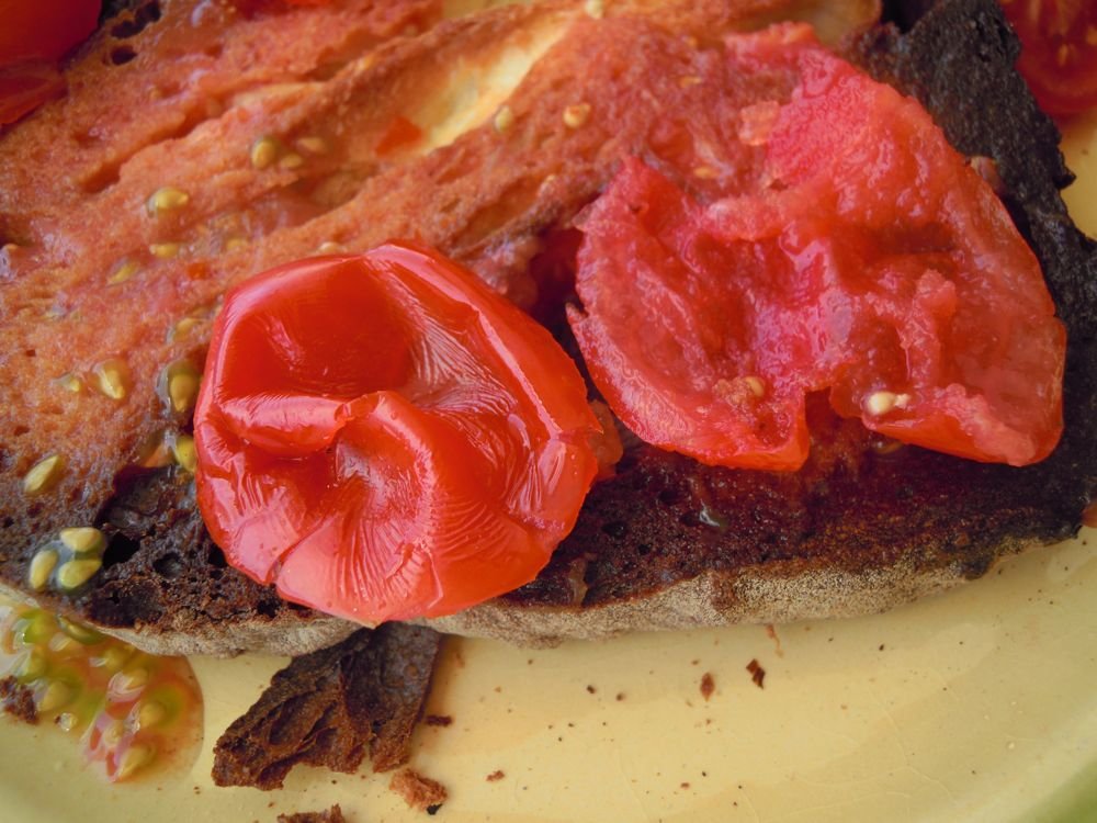 Fedda rossa, la bruschetta materana - passo 5