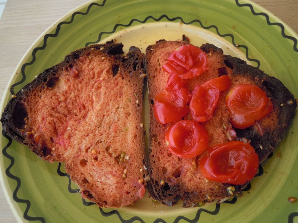 Fedda rossa, la bruschetta materana - passo 6