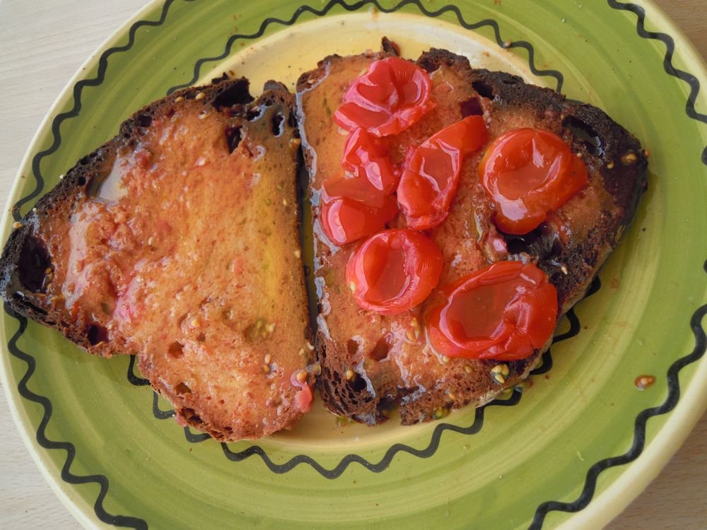 Fedda rossa, la bruschetta materana - passo 7