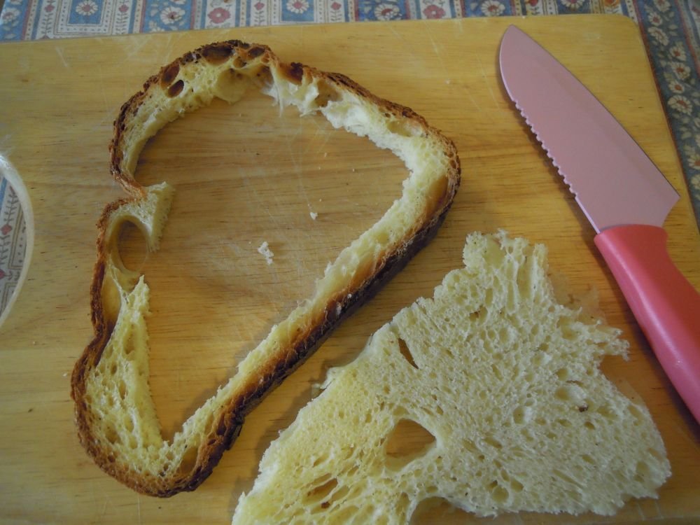 Uova abbracciate nel Pane di Matera - passo 2