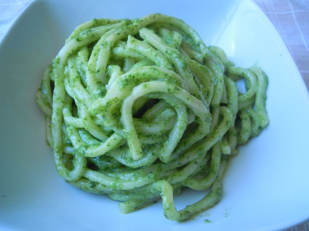 Troccoli con il pesto - passo 7