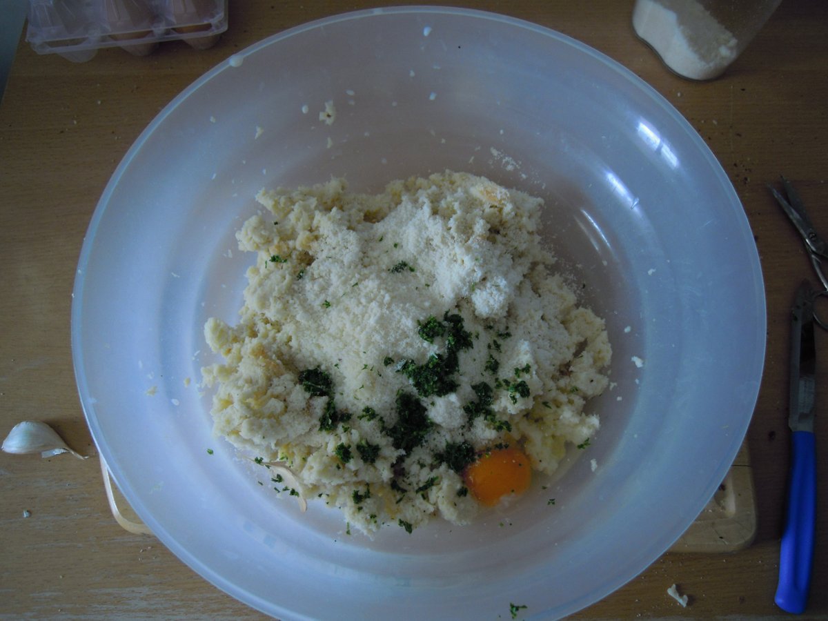 Polpette di pane - passo 3