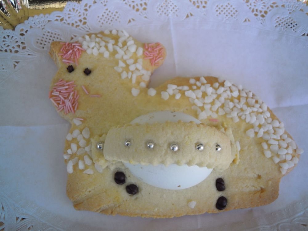 Dettaglio di panaredd tradizionali pasquali