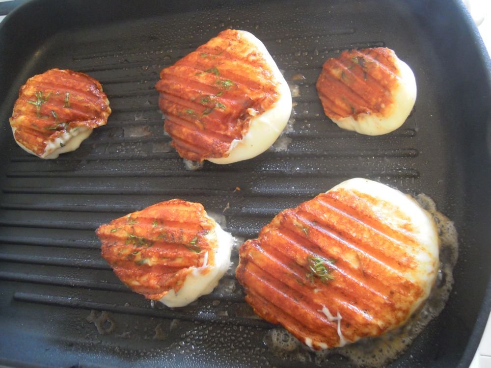 Scamorza grigliata con timo fresco - passo 6