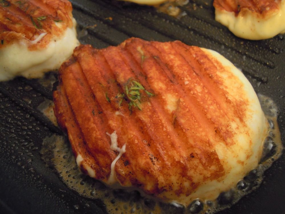 Scamorza grigliata con timo fresco - passo 7