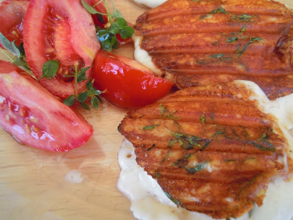 Scamorza grigliata con timo fresco - passo 7
