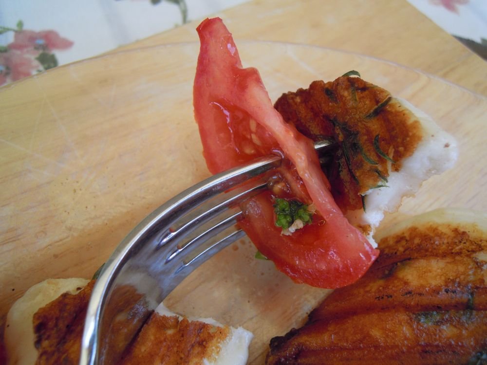 Scamorza arrostita con timo fresco