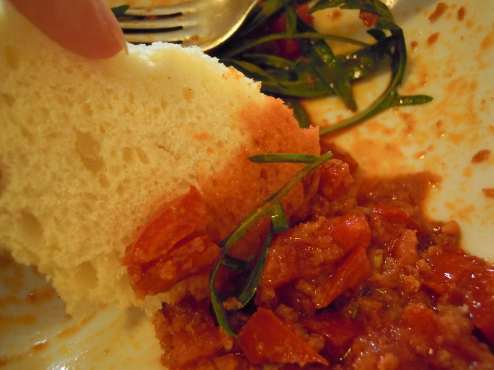 Spaghetti, 'nduja e rucola - passo 11