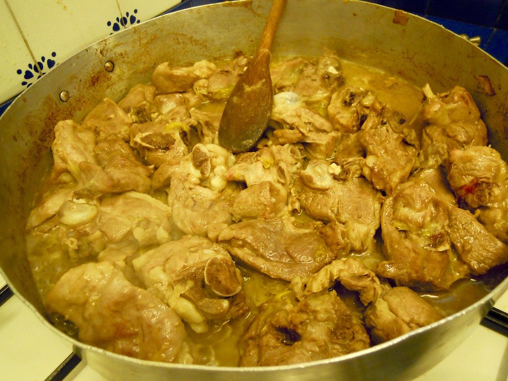 L'agnello in umido con l'uovo: u' sciarscidd - passo 2