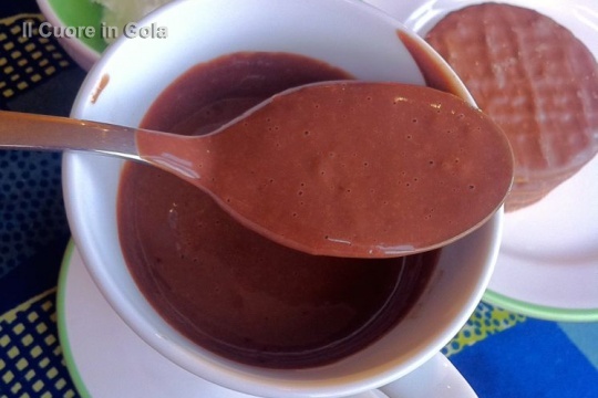 cioccolato pronto in tazza